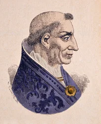 Portret van paus Innocentius V (1276)