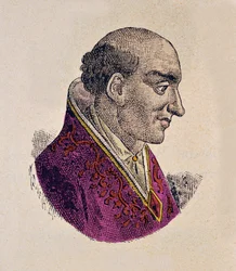 Portret van paus Johannes XII (955-963)