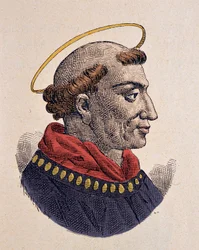 Portret van Paus Leo IV (847-855)