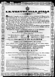 Poster voor I.R. Teatro alla Scala, 