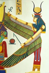 Afbeelding van Isis, illustratie uit Monumenten van Egypte en Nubië, door Ippolito Rosellini