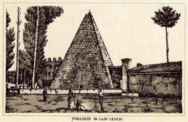 Rome: Piramide van Cajo Cestio
