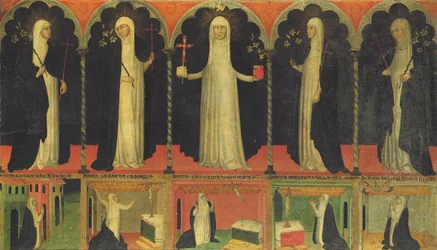 St. Catharina en vier Dominicaanse Heiligen