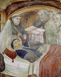 De dood van Sint Scholastica