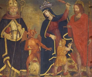 De Madonna van de Verlichting met Heiligen