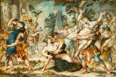 De roof van de Sabijnse vrouwen, ca. 1700