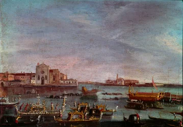 De regatta op het Canal Grande in Venetië