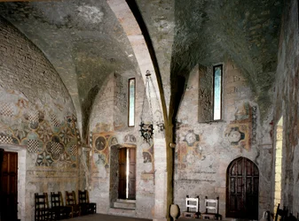 De kamer waar de aanval van Anagni plaatsvond op 08/09/1303