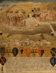 De overgave van de stad Colle Val d