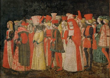 Triomf van de liefde Tempera op (tempera op hout)
