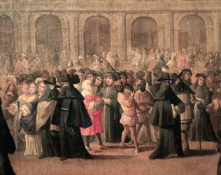 Venetië, carnaval op het San Marcoplein