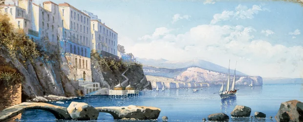 Uitzicht op Sorrento