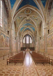Zicht op het interieur van de Bovenkerk