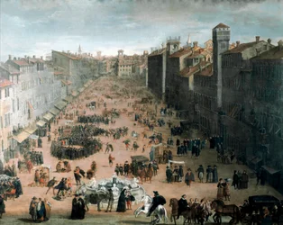 Uitzicht over het Navona-plein in Rome