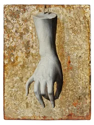Stilleven van een fijn gebeeldhouwde vrouwelijke hand