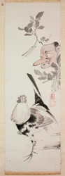 Haan en Tengu-masker, ca. 1775