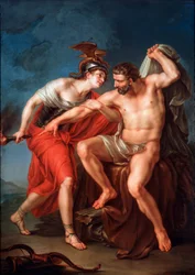 De zelfverbranding van Hercules, 1782