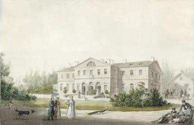Het landhuis Priyutino
