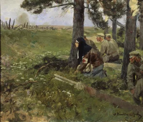 Een verpleegster, 1914-1917