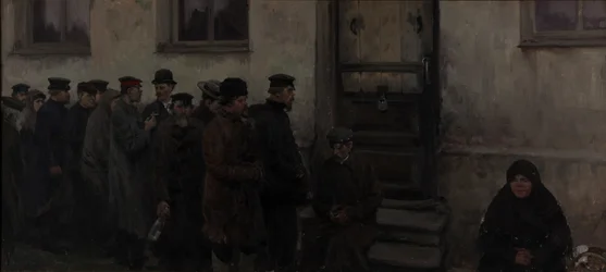 Voor een taverne