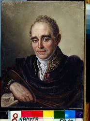 Portret van de kunstenaar Vladimir Borovikovsky