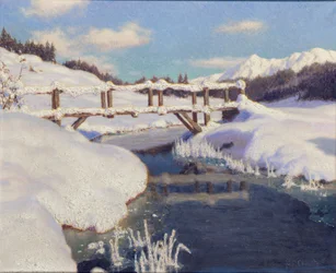 Zon op de sneeuw, Zwitserland