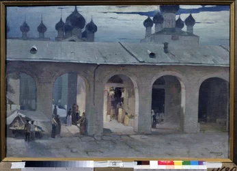Galerij in het Kremlin van Rostov