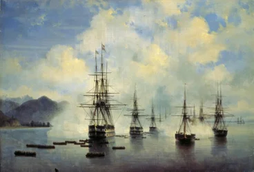 De Landing van Generaal N. Raewski bij Subaschi in Juli 1839