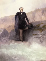 Pushkin (1799-1837) aan de kust van de Zwarte Zee, 1897