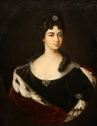 Portret van gravin Smaragda Maria Cantemir, eind 1710s-begin 1720s
