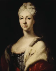 Portret van tsarevna Natalja Aleksejevna