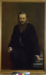 Portret van de uitgever en journalist Aleksei Souvorin (1834-1912)