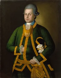 Portret van Pyotr Ivanovich Nirotmortsev, 1774