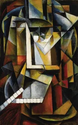 Abstracte kubistische compositie