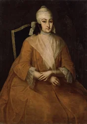 Portret van Anna Leopoldovna, regentes van Rusland 1718-1746, tussen 1740 en 1746