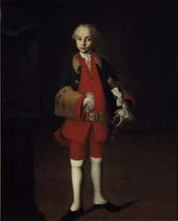 Portret van graaf Wilhelm Georg von Fermor 1749-1828, c. 1750