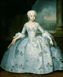 Portret van Sarah Eleonor Fermor (1740-1824) 1749-50