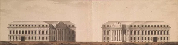 Plan voor het Plein voor de Admiraliteit, c.1770