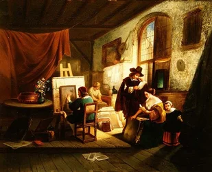 Het atelier van de kunstenaar