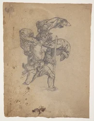 Studie naar Dürer: De Heilige Christoforus I