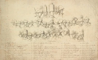 Uitlegblad voor "Frederik de Grote rijdt naar huis na een Revue in Potsdam"