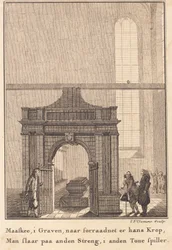 Holbergs sarcofaag in de kerk van Sorø