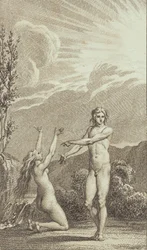 Illustratie voor Ewalds "Adam en Eva". II