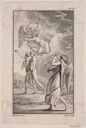 Illustratie voor Johannes Ewalds "Adam en Eva" V