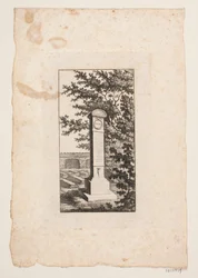 Gedenkteken voor de schrijver Hans Vilhelm Riber