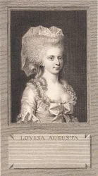 Portret van prinses Louise Augusta