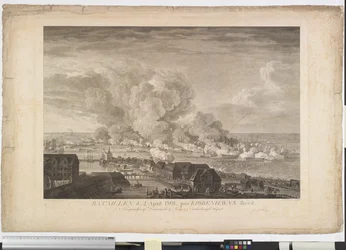 De Slag bij Kopenhagen op 2 april 1801