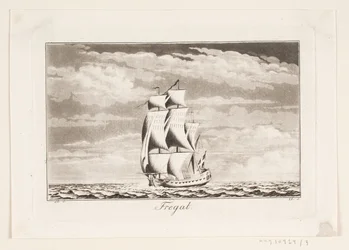 Suite van schepen. Fregat