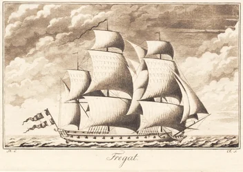 Suite van schepen. Fregat