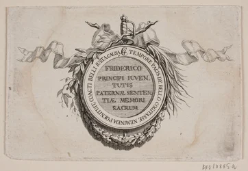 Vignet met medaille